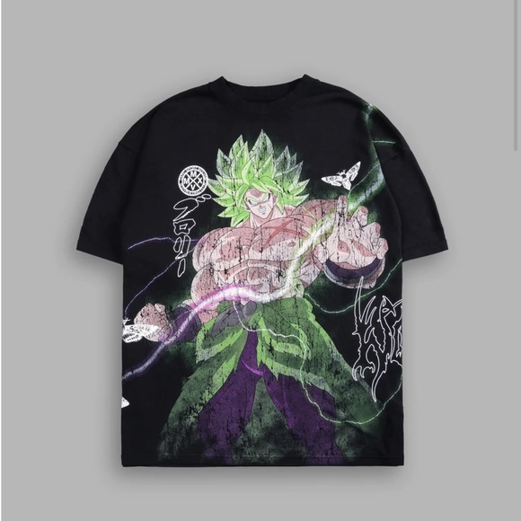 Darc Sport x Wolves Club Broly vs Gogeta “Side by Side” Tee Box Set Size Medium - Picture 8 of 9